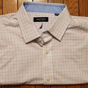 Nautica button up long sleeve dress shirt